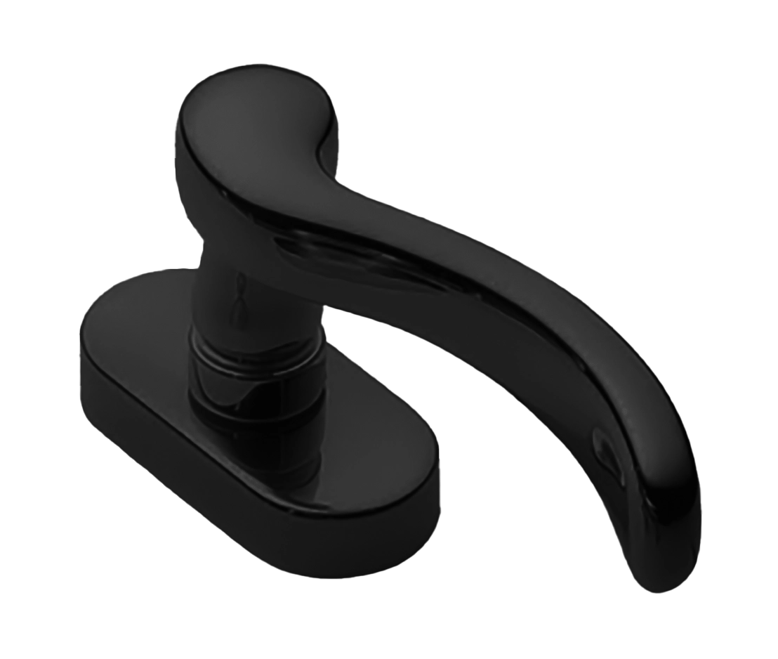 Ручка оконная ERICA W1 NERO, цвет - черный фото 1 Ручка оконная ERICA W1 NERO, цвет - черный фото купить Южно-Сахалинск