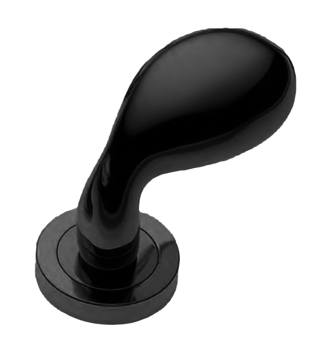 Ручка дверная AIR-2 R2 NERO раздельная на круглой розетке, цвет - черный фото 1 Ручка дверная AIR-2 R2 NERO раздельная на круглой розетке, цвет - черный фото купить Южно-Сахалинск