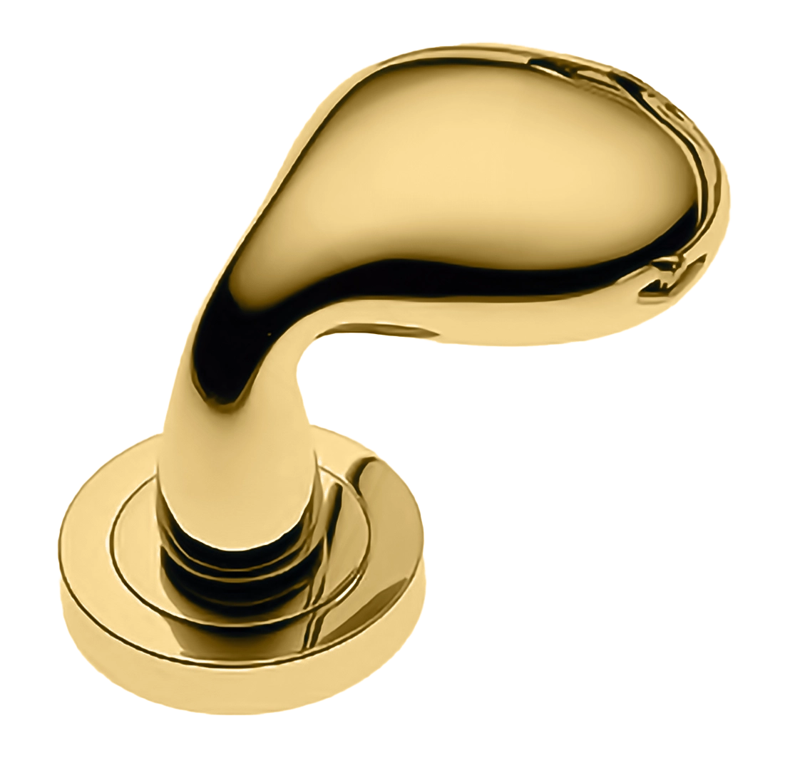 Ручка дверная SIENA-2 R2 OTL раздельная на круглой розетке, цвет - золото фото 1 Ручка дверная SIENA-2 R2 OTL раздельная на круглой розетке, цвет - золото фото купить Южно-Сахалинск