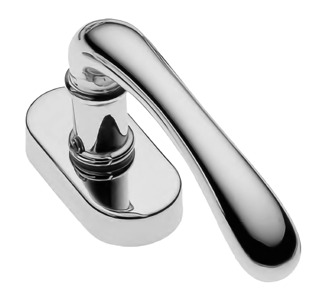 Ручка оконная RING W1 CRO, цвет - хром фото 1 Ручка оконная RING W1 CRO, цвет - хром фото купить Южно-Сахалинск