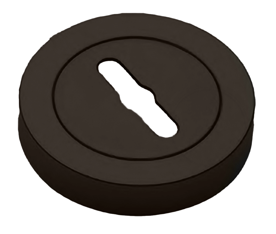 Накладка на ключевой цилиндр LUX-SK-R2 ANT на круглой розетке под сувальдный ключ, цвет - антрацит фото 1 Накладка на ключевой цилиндр LUX-SK-R2 ANT на круглой розетке под сувальдный ключ, цвет - антрацит фото купить Южно-Сахалинск
