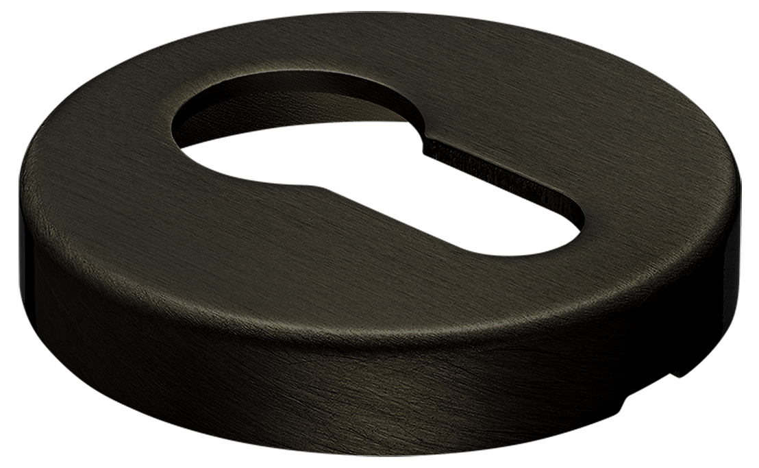 Накладка на ключевой цилиндр LUX-KH-R6 ANT на круглой розетке, цвет - антрацит фото 2 Накладка на ключевой цилиндр LUX-KH-R6 ANT на круглой розетке, цвет - антрацит фото купить в Южно-Сахалинске