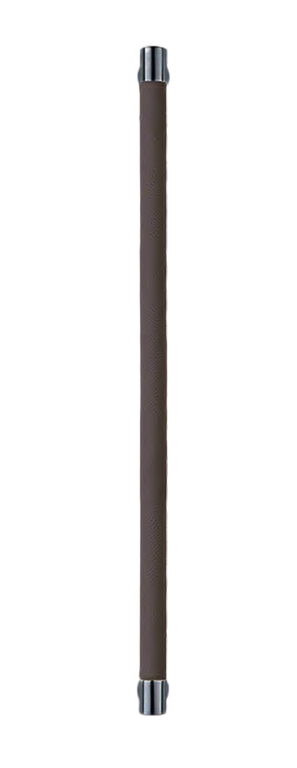 Ручка-скоба HIDE LEATHER PH/B NERO/GRAFITE, цвет - черный/графит фото купить Южно-Сахалинск