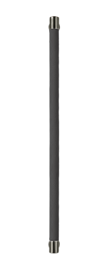 Ручка-скоба HIDE LEATHER PH/B ANT/GRAFITE, цвет - антрацит/графит фото купить Южно-Сахалинск