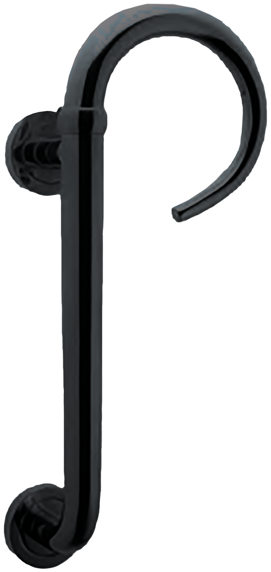 Ручка-скоба LANGOUST PH R NERO, цвет - черный фото купить Южно-Сахалинск