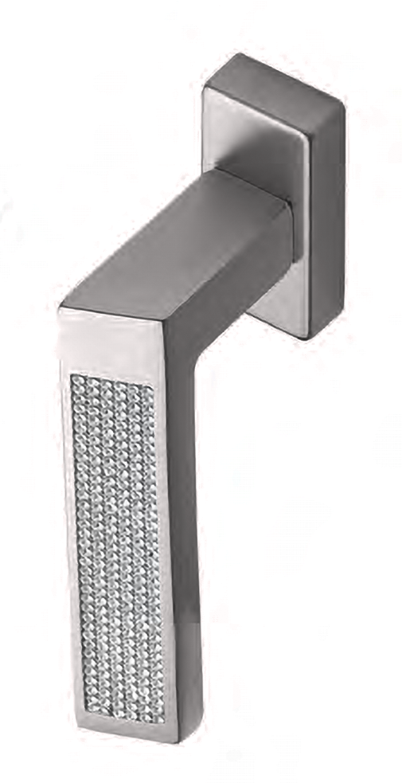 Ручка оконная DOLCE VITA W1 NIN с 4-х позицион. механизмом, цвет черный никель фото купить в Южно-Сахалинске