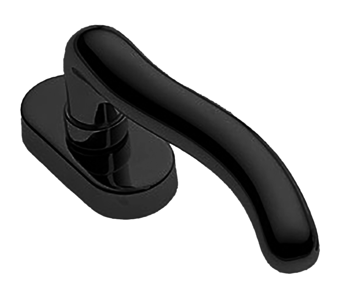 Ручка оконная SNAKE W1 NERO, цвет - черный фото купить в Южно-Сахалинске