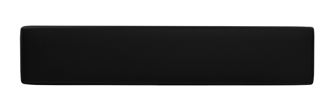 Ручка дверная SHUTTLE NERO-ST цвет черный soft-touch, ЦАМ фото купить в Южно-Сахалинске