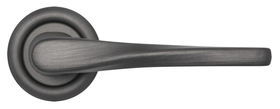 Ручка дверная THE OLYMPICS R7 SST на круглой розетке, цвет Летняя гроза/Summer Storm фото купить в Южно-Сахалинске