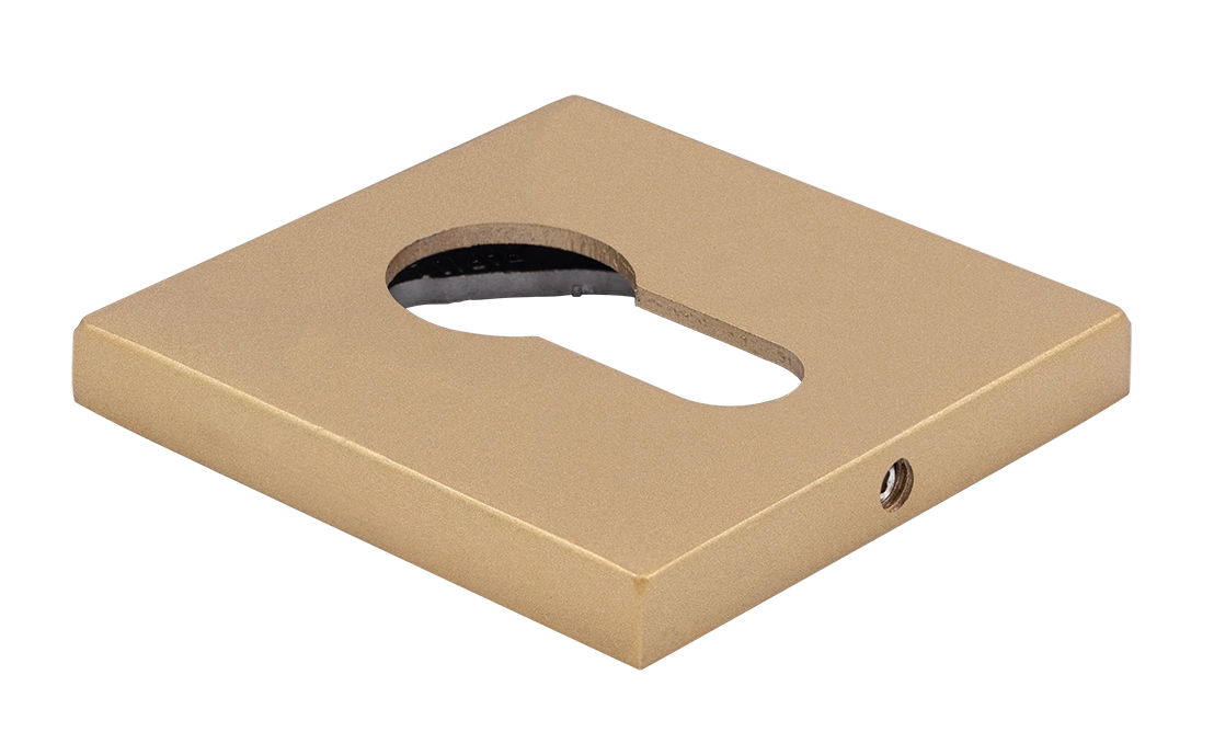 Накладка на замок MH-KH-S6 FTG под евроцилиндр, цвет матовое итальянское золото фото купить Южно-Сахалинск