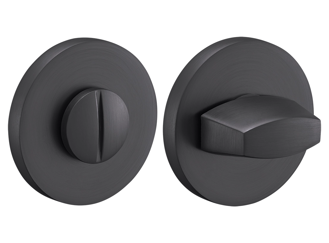 Завертка сантехническая MH-WC-R6 GR на круглой розетке, цвет графит, ЦАМ фото купить Южно-Сахалинск