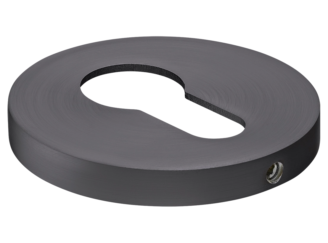 Накладка на замок MH-KH-R6 GR на круглой розетке, цвет матовый графит фото купить Южно-Сахалинск