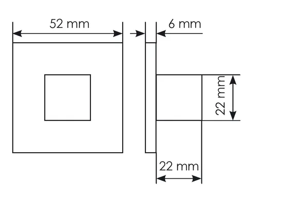 Комплект дверных ручек MH-54-S6 BL с заверткой MH-WC-S6 BL + замок M1895 BL, цвет черный фото дверная фурнитура Южно-Сахалинск