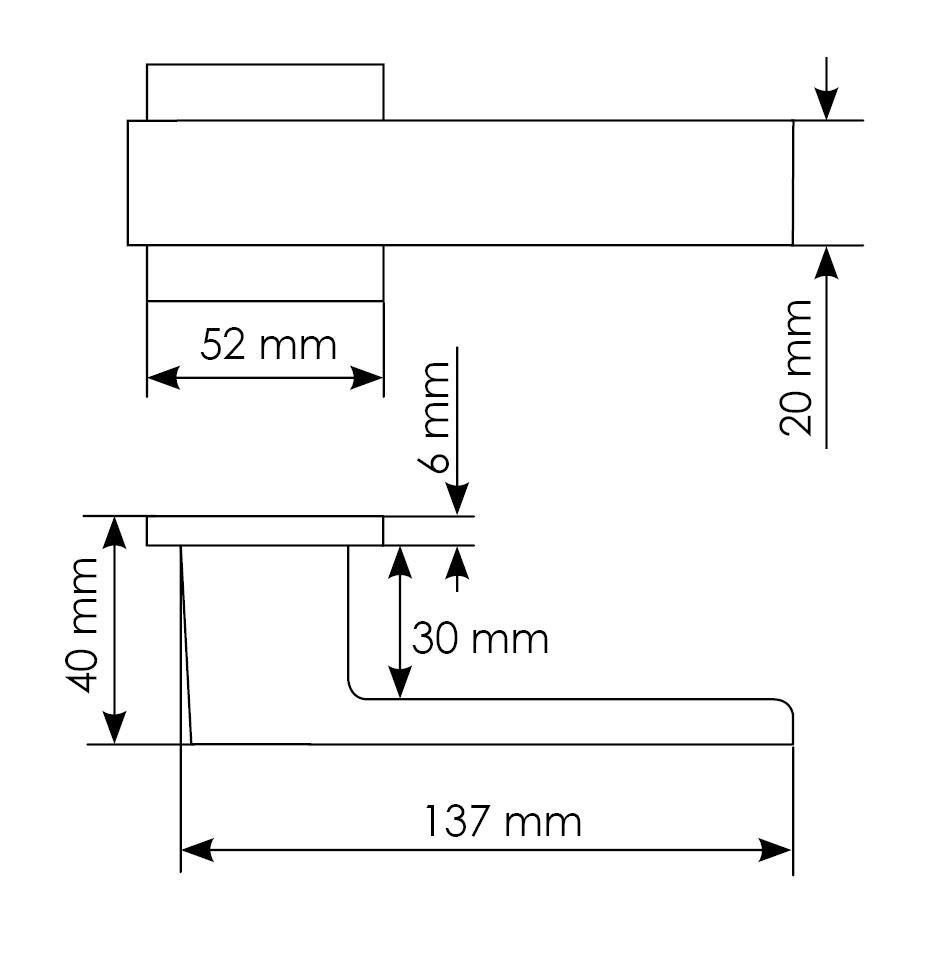 Комплект дверных ручек MH-56-S6 BL с заверткой MH-WC-S6 BL + магнитный замок M1895 BL, цвет черный фото morelli Южно-Сахалинск