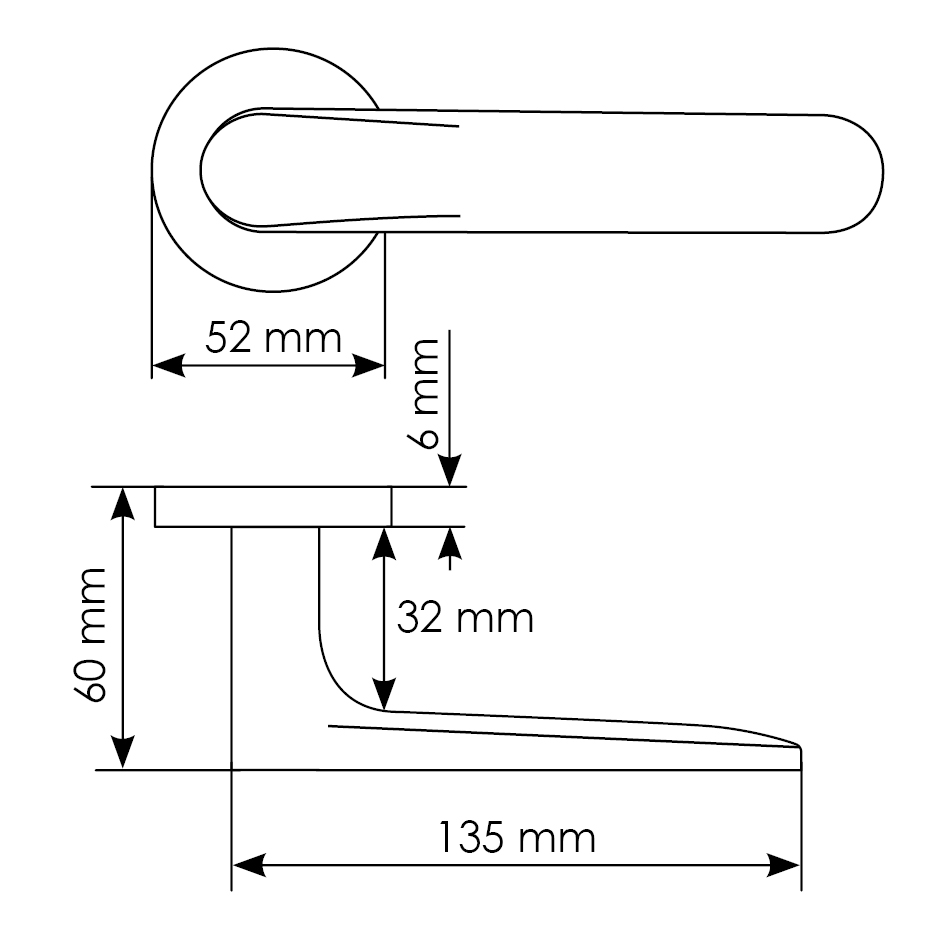 Комплект дверных ручек MH-59-R6 BL с заверткой MH-WC-R6 BL + магнитный замок M1895 BL, цвет черный фотомореллиЮжно-Сахалинск