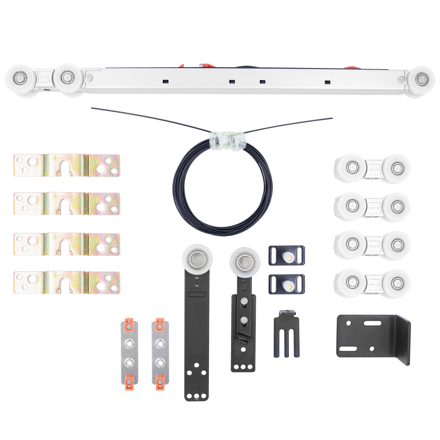 SET-TS 2+1, комплект системы TS для раздвижных дверей на 3 полотна (2 подвижных и 1 стационарное) фото купить Южно-Сахалинск
