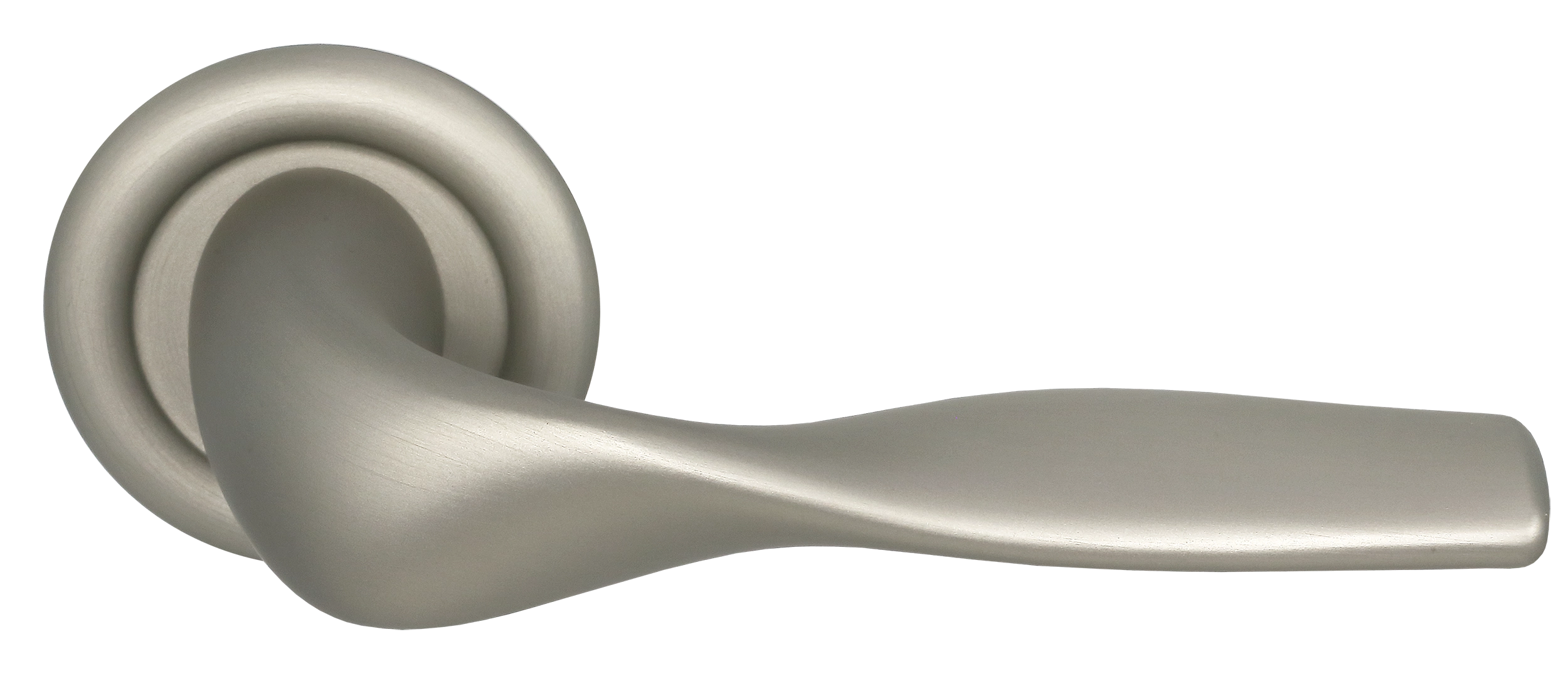 Ручка дверная LVB R7 SMI на круглой розетке, цвет Весенняя дымка/Spring Mist фото купить Южно-Сахалинск