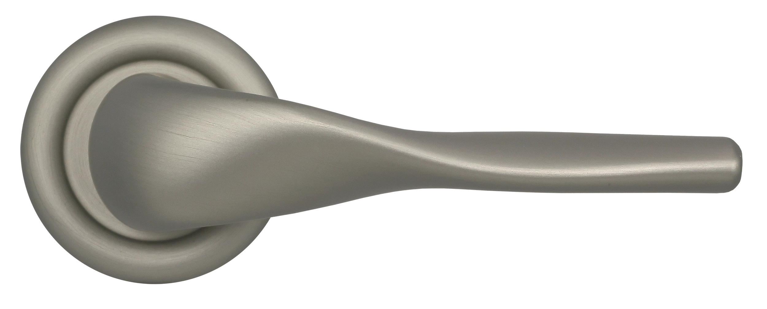 Ручка дверная LVB R7 SMI на круглой розетке, цвет Весенняя дымка/Spring Mist фото купить в Южно-Сахалинске