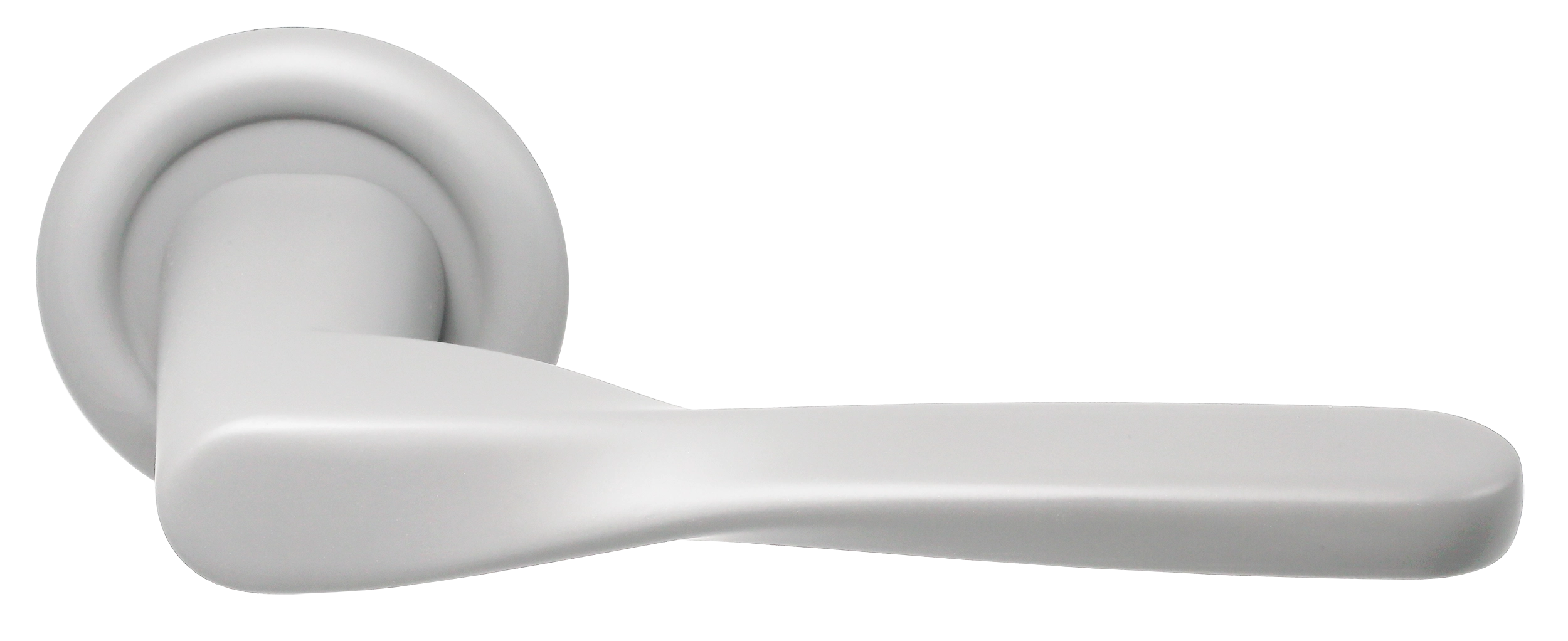 Ручка дверная THE OLYMPICS R7 SSW на круглой розетке, цвет Стокгольмский снегопад/Stockholm Snowfall фото купить Южно-Сахалинск