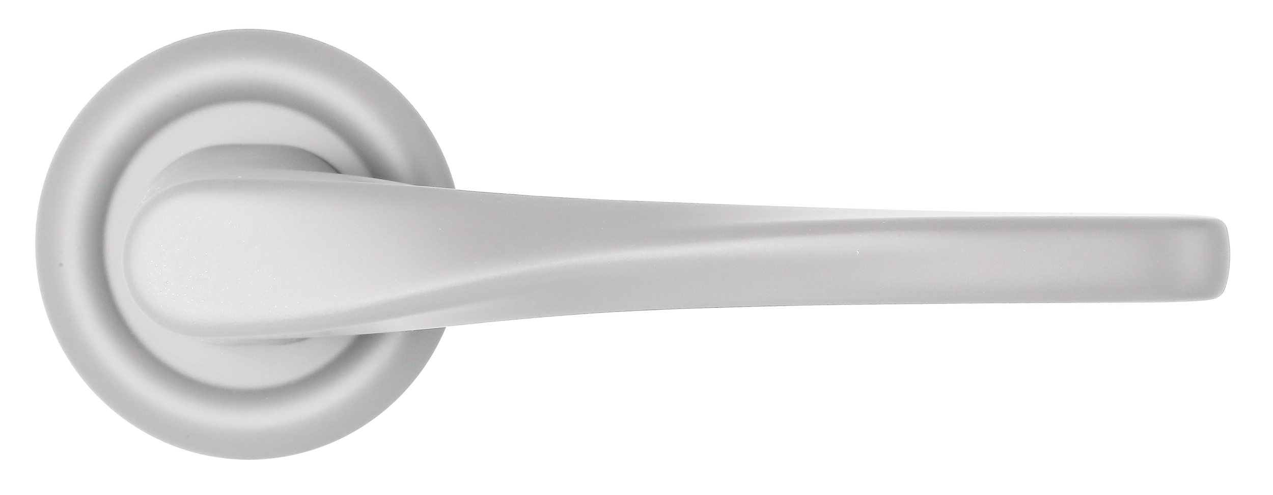 Ручка дверная THE OLYMPICS R7 SSW на круглой розетке, цвет Стокгольмский снегопад/Stockholm Snowfall фото купить в Южно-Сахалинске