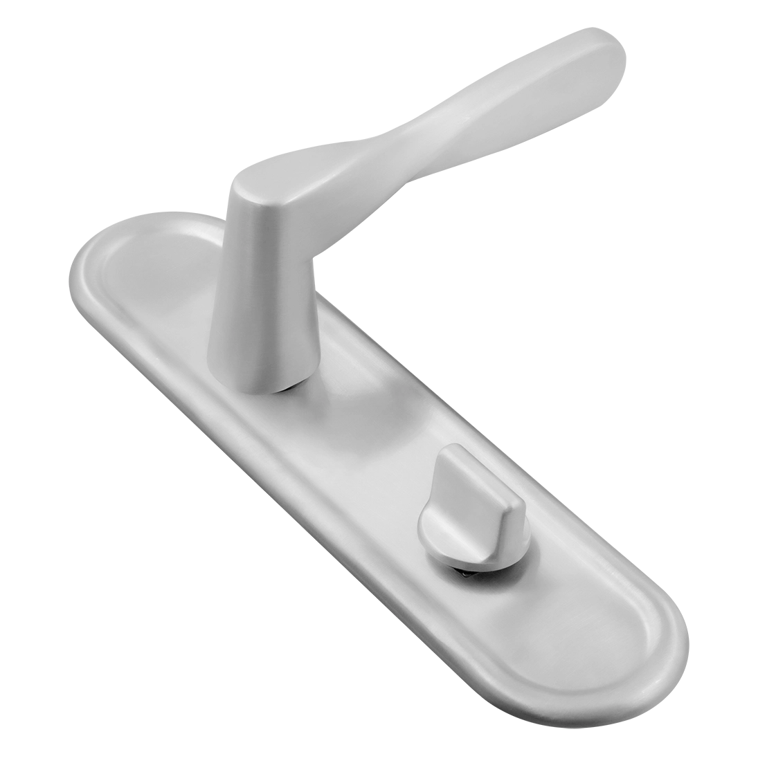 Ручка дверная THE OLYMPICS PLR SSW на планке, цвет Стокгольмский снегопад/Stockholm Snowfall фото купить Южно-Сахалинск