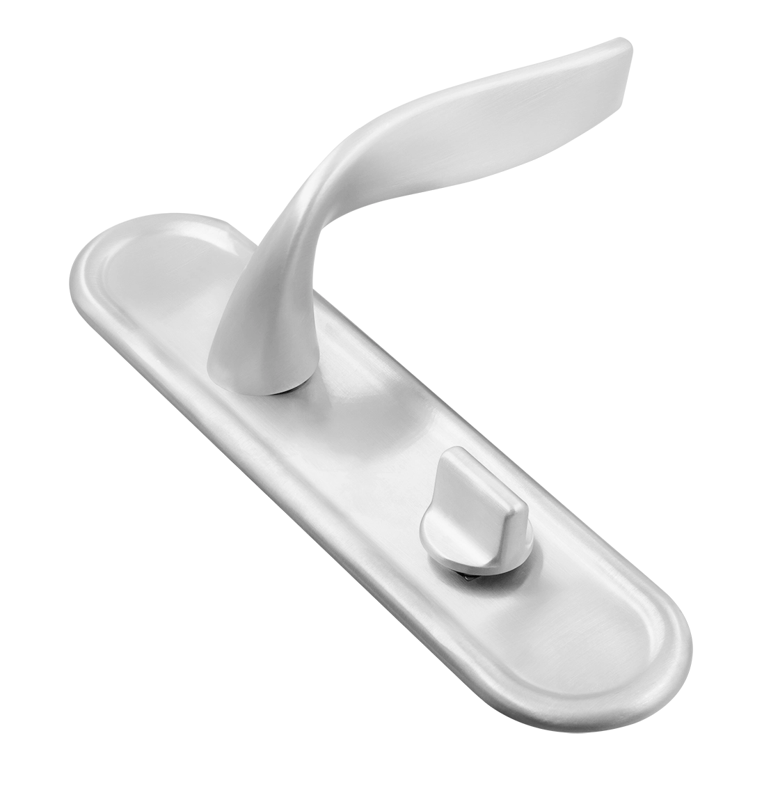 Ручка дверная SKYSCRAPER PLR SSW на планке, цвет Стокгольмский снегопад/Stockholm Snowfall фото купить Южно-Сахалинск