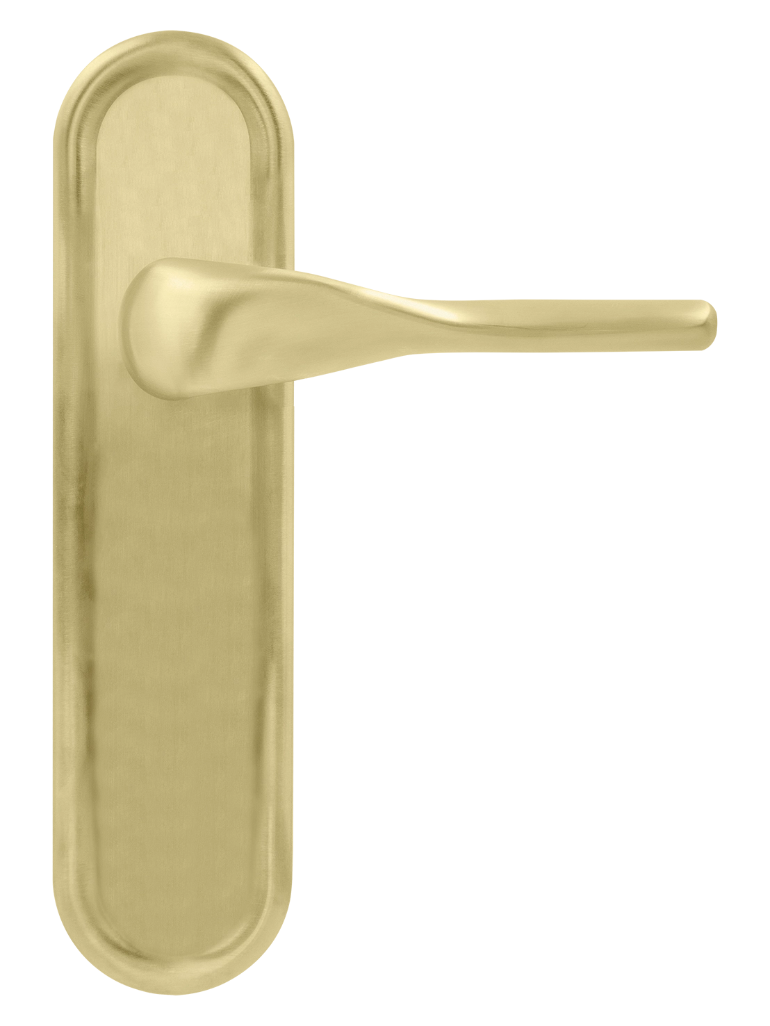 Ручка дверная LVB PLR AH на планке, цвет Осенний мёд/Autumn Honey фото купить в Южно-Сахалинске