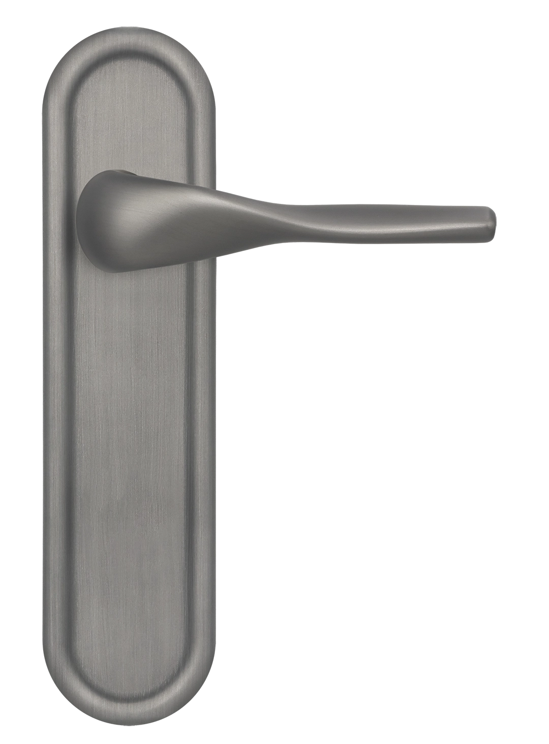 Ручка дверная LVB PLR WF на планке, цвет Зимняя стужа/Winter Frost фото купить в Южно-Сахалинске