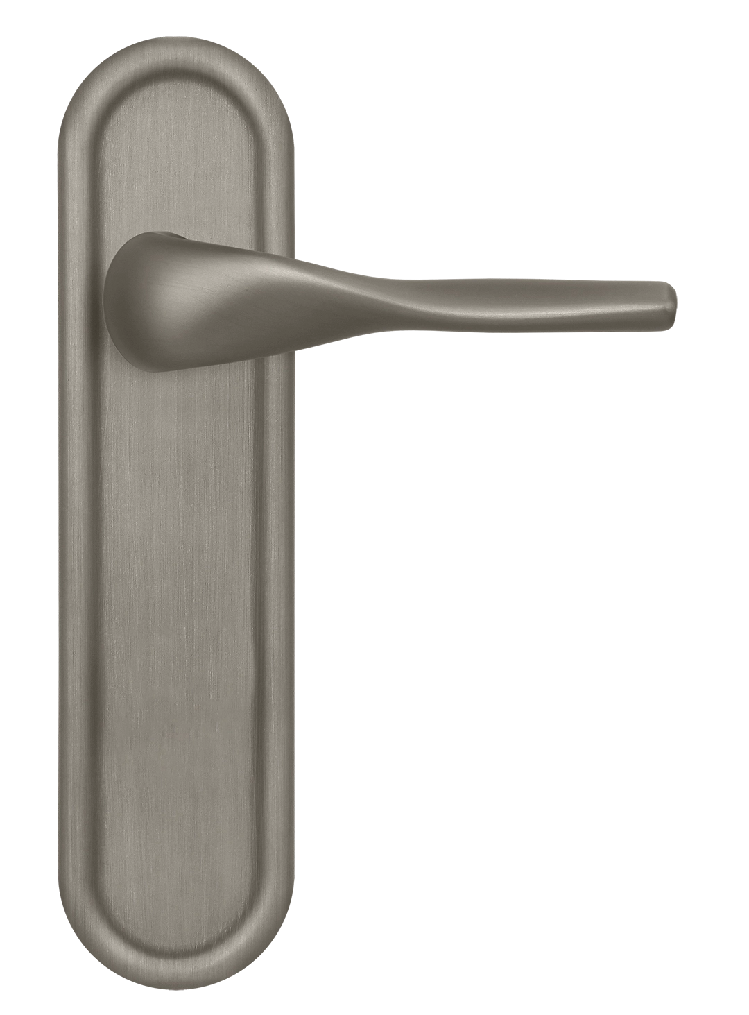 Ручка дверная LVB PLR SMI на планке, цвет Весенняя дымка/Spring Mist фото купить в Южно-Сахалинске