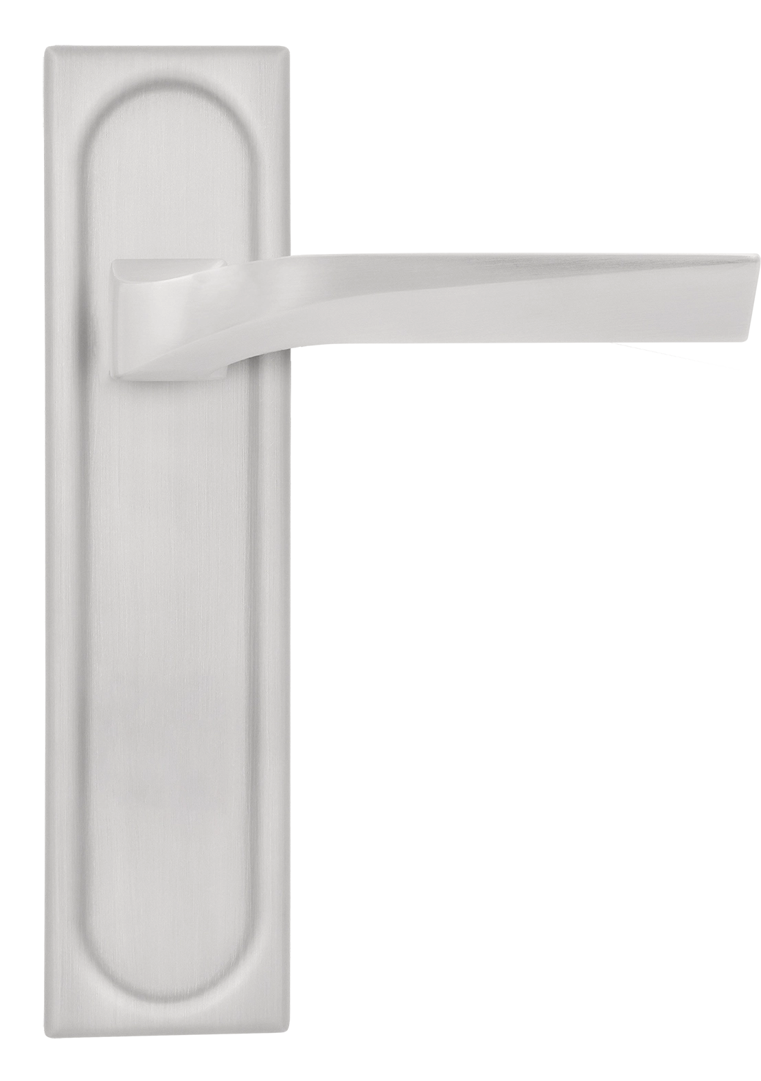 Ручка дверная WD CONCERT HALL PLS SSW на планке, цвет Стокгольмский снегопад/Stockholm Snowfall фото купить в Южно-Сахалинске