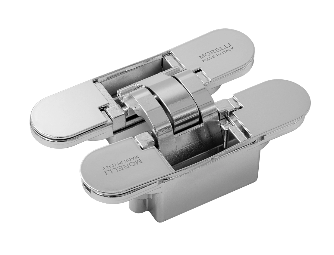 Петля скрытая HH-20 PC, врезная с 3D-регулировкой, вес полотна до 60 кг цвет хром фото купить Южно-Сахалинск