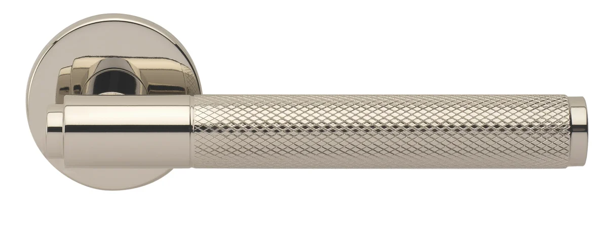 BRIDGE R6 NIS, ручка дверная с усиленной розеткой, цвет -  матовый никель фото купить Южно-Сахалинск