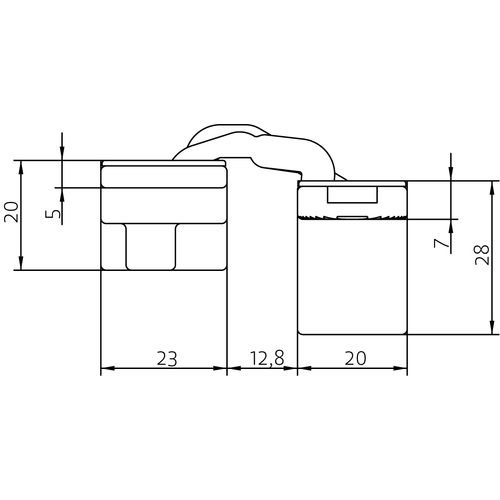 HH-19 B, скрытая петля, цвет - черный фото morelli Южно-Сахалинск