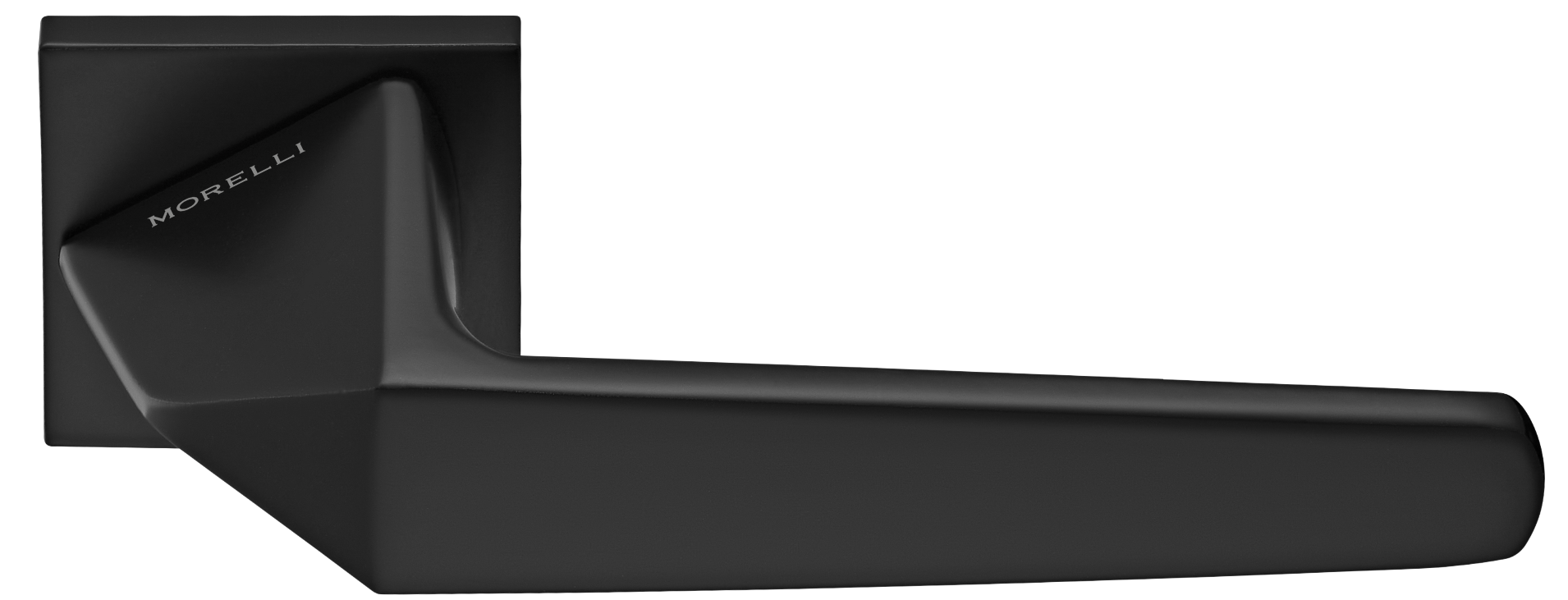 SOUK ручка дверная на квадратной розетке 6 мм, MH-55-S6 BL, цвет - черный фото купить Южно-Сахалинск