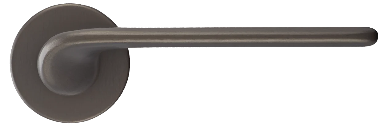 TOMORROW R5 ANT, ручка дверная на розетке 7мм, цвет -  антрацит фото купить в Южно-Сахалинске