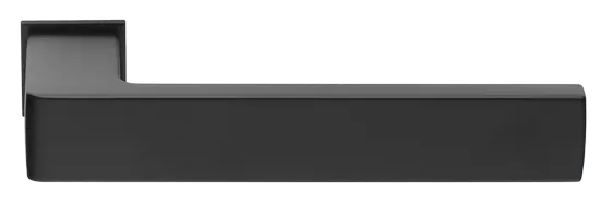 Ручка дверная HORIZONT-SM NERO раздельная без розетки, цвет черный, ЦАМ фото купить Южно-Сахалинск